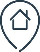 Home homepage icon symbol vector image. Illustration of the house real estate graphic property design image