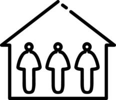 Home homepage icon symbol vector image. Illustration of the house real estate graphic property design image