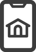 Home homepage icon symbol vector image. Illustration of the house real estate graphic property design image