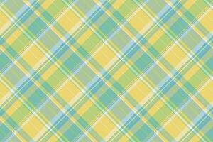 Tartan seamless plaid of fabric textile check with a background pattern texture vector. vector