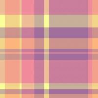 Textile pattern check of plaid tartan fabric with a vector background seamless texture.