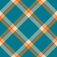 Fabric vector background of plaid texture seamless with a pattern check textile tartan.