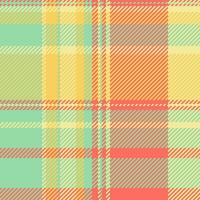 Vector tartan background of fabric check textile with a seamless plaid pattern texture.