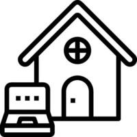 Home homepage icon symbol vector image. Illustration of the house real estate graphic property design image