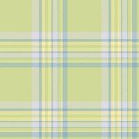 Plaid seamless pattern. Check fabric texture. Vector textile print.