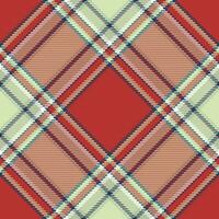 Plaid pattern vector. Check fabric texture. Seamless textile design for clothes, paper print. vector
