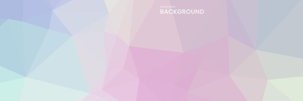 abstract creative geometric art colorful background with triangles vector