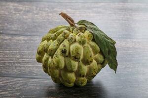 Fresh ripe sweet and juicy Custard Apple photo