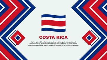 Costa Rica Flag Abstract Background Design Template. Costa Rica Independence Day Banner Wallpaper Vector Illustration. Costa Rica Design