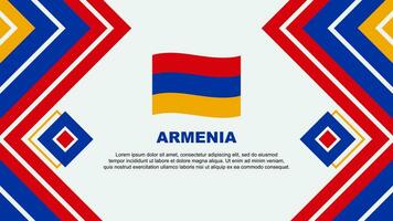 Armenia Flag Abstract Background Design Template. Armenia Independence Day Banner Wallpaper Vector Illustration. Armenia Design