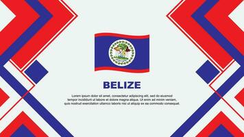 Belize Flag Abstract Background Design Template. Belize Independence Day Banner Wallpaper Vector Illustration. Belize Banner