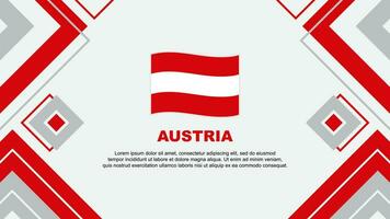 Austria Flag Abstract Background Design Template. Austria Independence Day Banner Wallpaper Vector Illustration. Austria Background