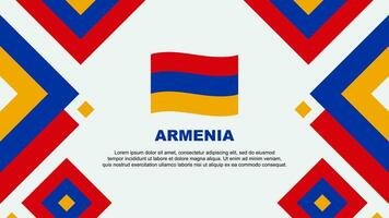 Armenia Flag Abstract Background Design Template. Armenia Independence Day Banner Wallpaper Vector Illustration. Armenia Template