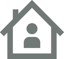 Home homepage icon symbol vector image. Illustration of the house real estate graphic property design image