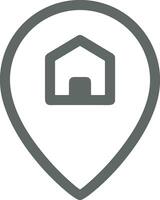 Home homepage icon symbol vector image. Illustration of the house real estate graphic property design image