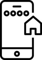 Home homepage icon symbol vector image. Illustration of the house real estate graphic property design image