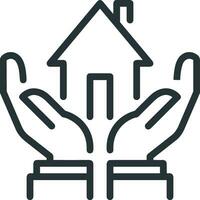 Home homepage icon symbol vector image. Illustration of the house real estate graphic property design image