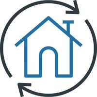 Home homepage icon symbol vector image. Illustration of the house real estate graphic property design image