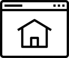 Home homepage icon symbol vector image. Illustration of the house real estate graphic property design image