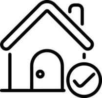 Home homepage icon symbol vector image. Illustration of the house real estate graphic property design image