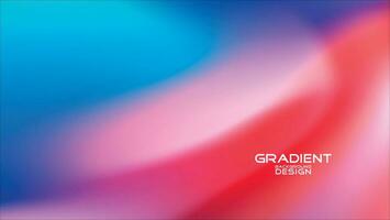 Colorful gradient abstract background design. vector