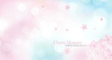 Spring background with floral flowers design. vector