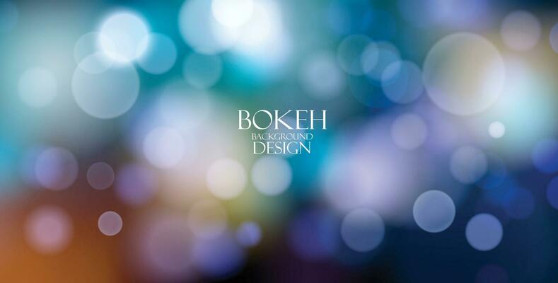 Colorful bokeh light background design.