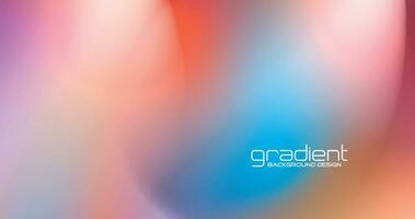 Colorful gradient abstract background design. vector