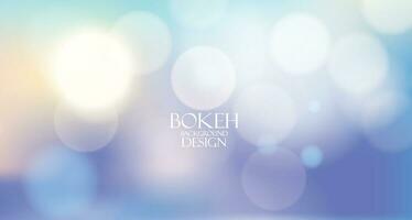 Colorful bokeh light background design. vector