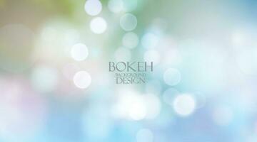 Colorful bokeh light background design. vector