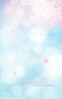 Spring background with floral flowers design. vector