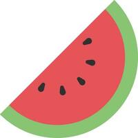 Illustration images of watermelon and lemon fruit vector
