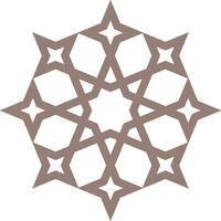 Vector mandala a simple design with Arabic pattern