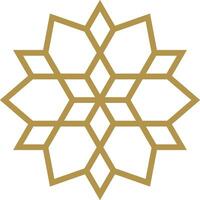 Vector mandala a simple design with Arabic pattern