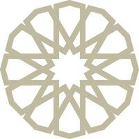Vector mandala a simple design with Arabic pattern