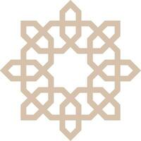 Vector mandala a simple design with Arabic pattern
