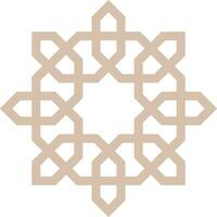 Vector mandala a simple design with Arabic pattern