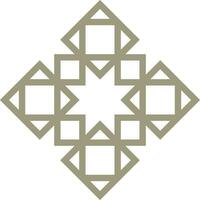 Vector mandala a simple design with Arabic pattern