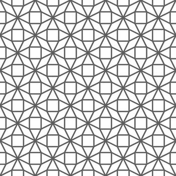 Seamless abstract geometric pattern in a modern style vector
