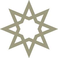 Vector mandala a simple design with Arabic pattern