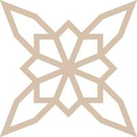 Vector mandala a simple design with Arabic pattern