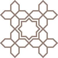 Vector mandala a simple design with Arabic pattern