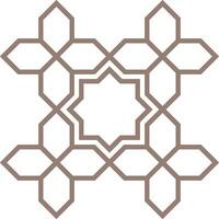 Vector mandala a simple design with Arabic pattern