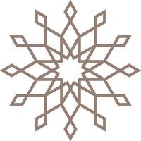 Vector mandala a simple design with Arabic pattern