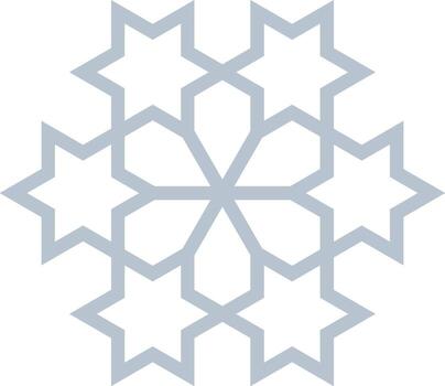 Vector mandala a simple design with Arabic pattern