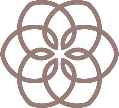 vector mandala un sencillo diseño con Arábica modelo