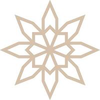 Vector mandala a simple design with Arabic pattern