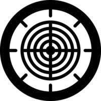 solid icon for diana vector