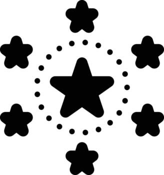 solid icon for popular vector