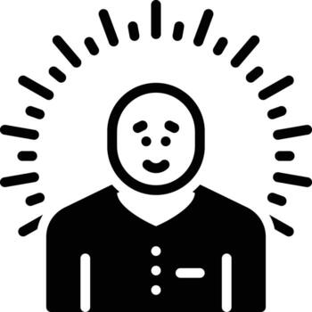 solid icon for single vector